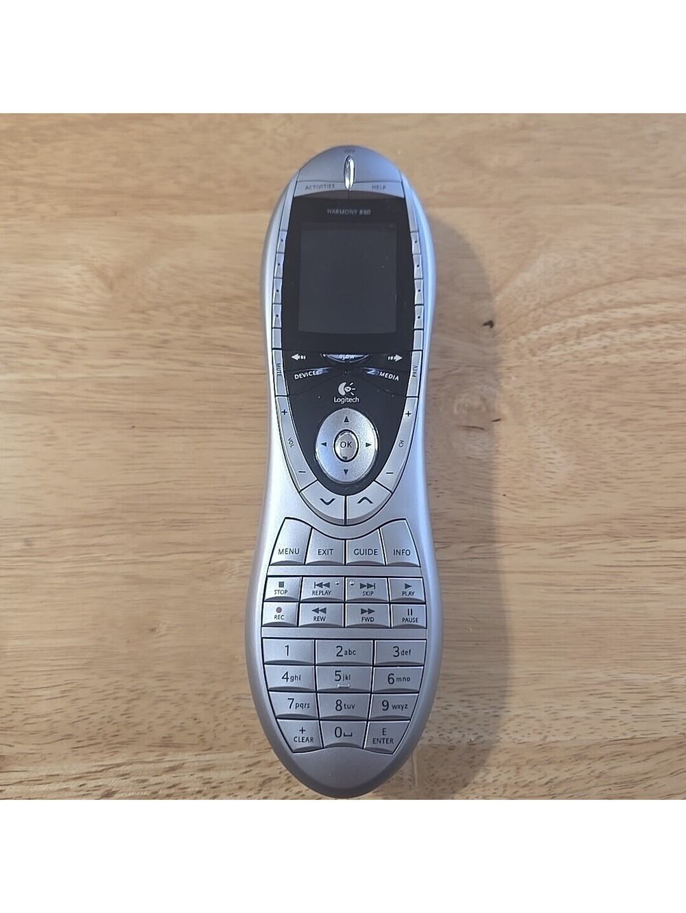 Logitech Harmony 890 R-RG7 Remote No charging dock No AC Adapter No Batteries
